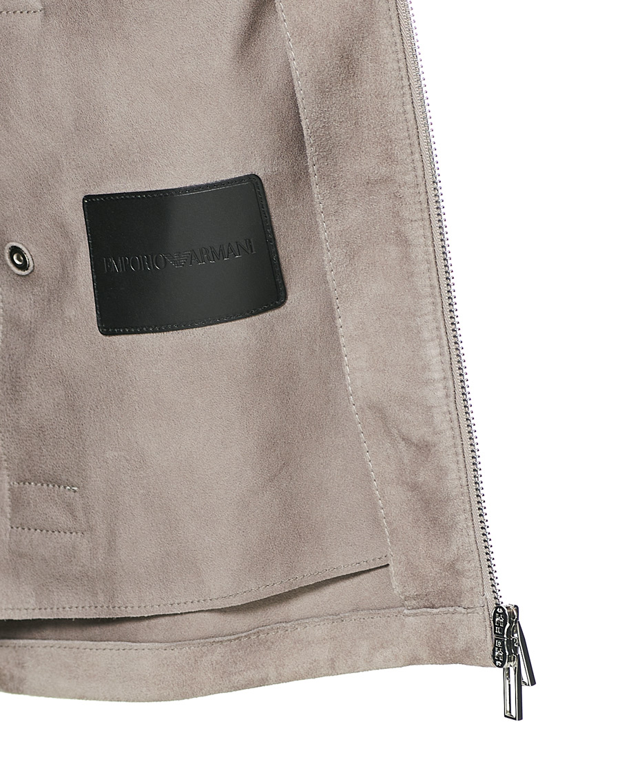 Herr | Jackor | Emporio Armani | Suede Jacket Sand