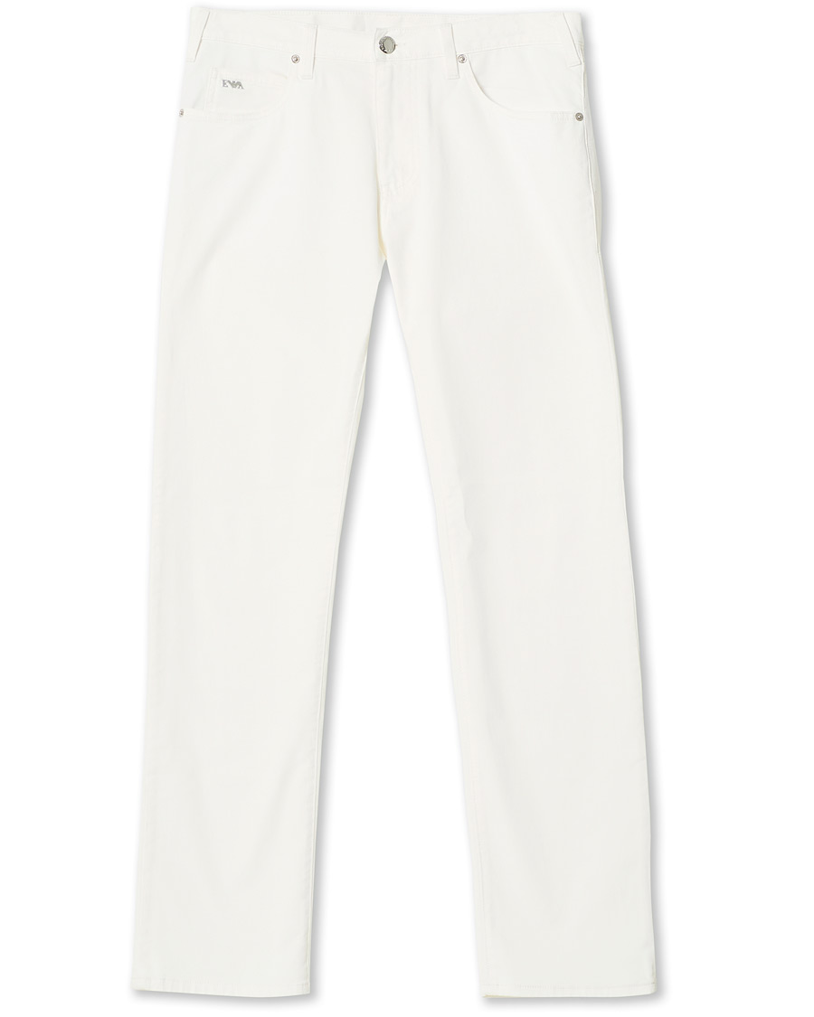 Herr | Byxor | Emporio Armani | Cotton 5-pocket White