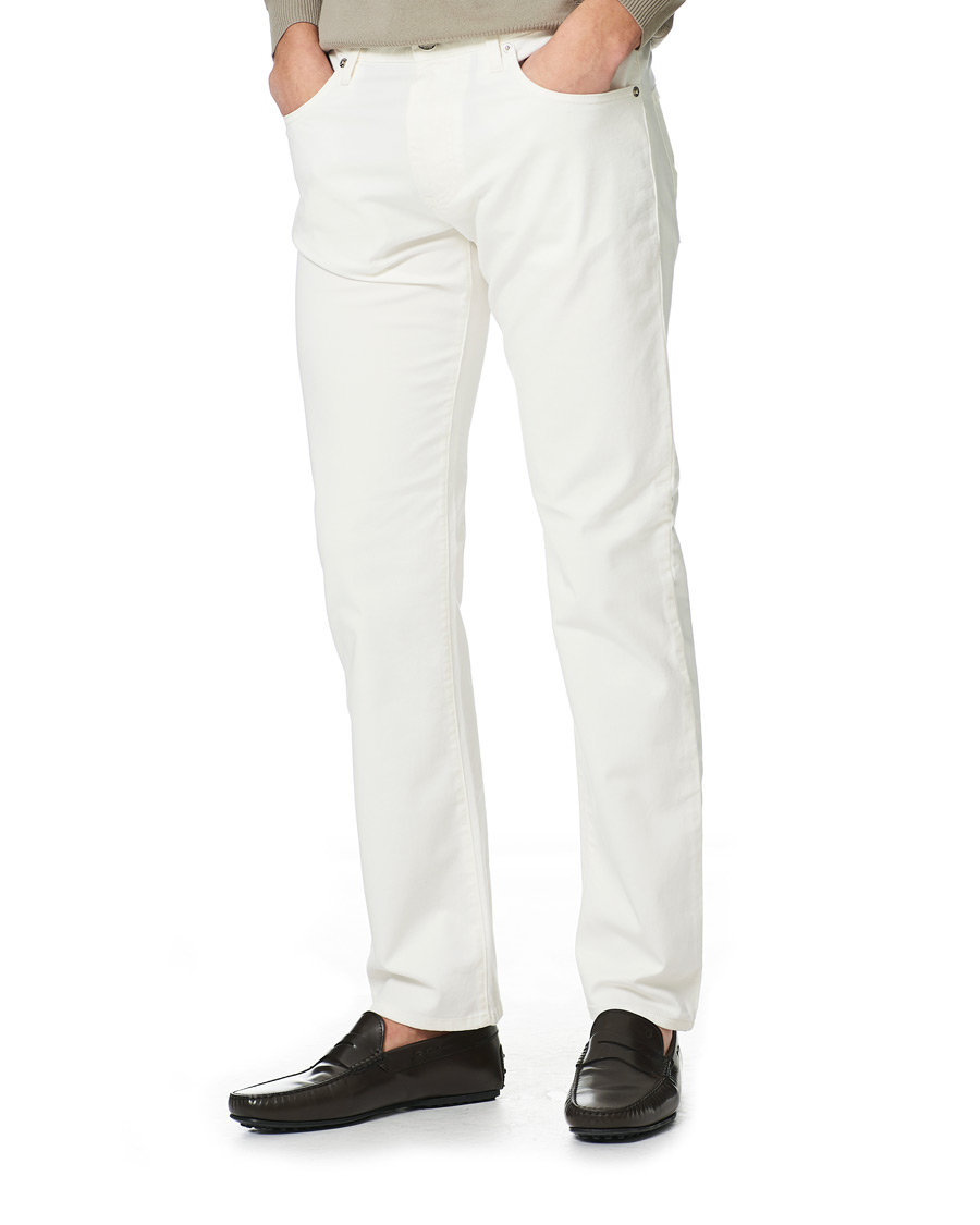 Herr | Byxor | Emporio Armani | Cotton 5-pocket White
