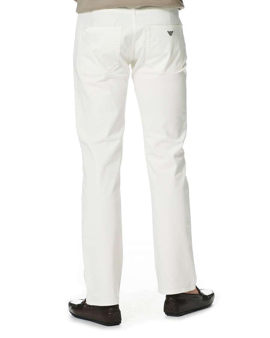 Herr | Byxor | Emporio Armani | Cotton 5-pocket White