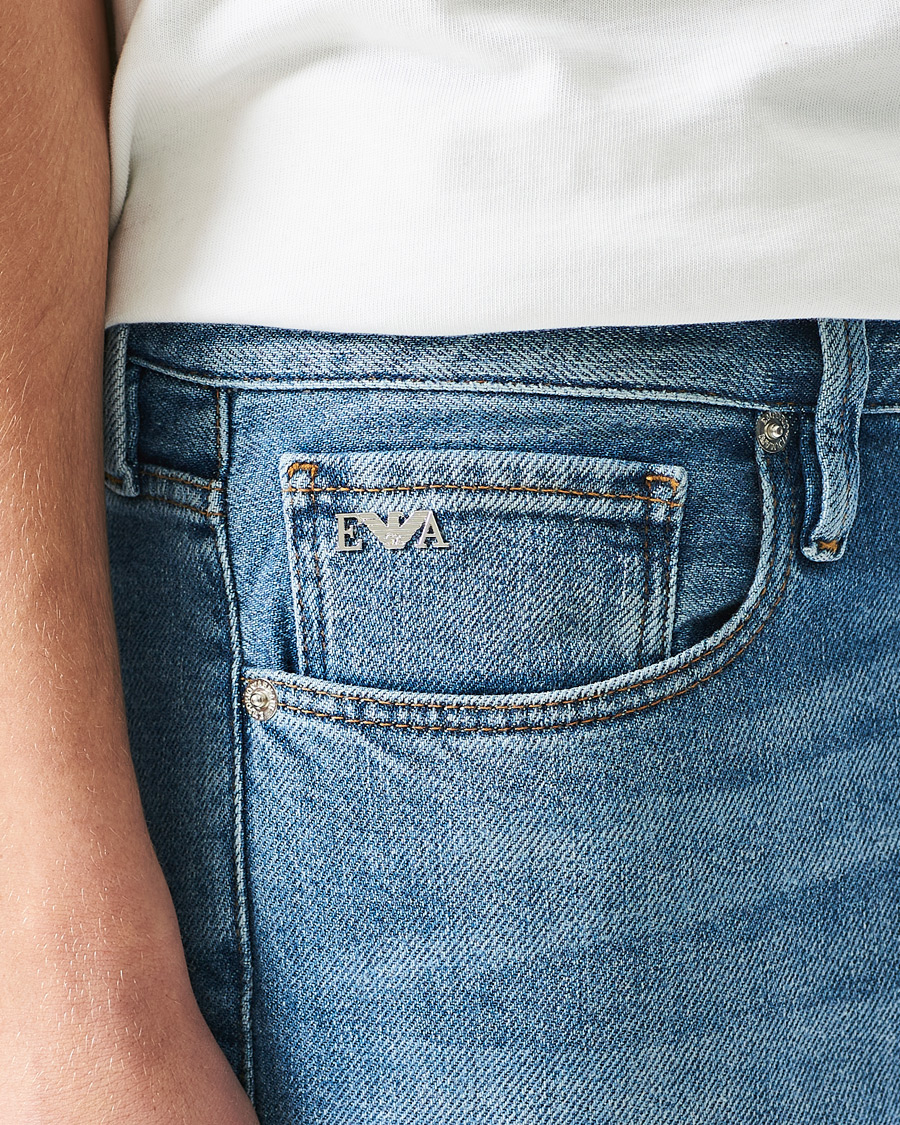 Herr | Jeans | Emporio Armani | Slim Fit Jeans Light Blue