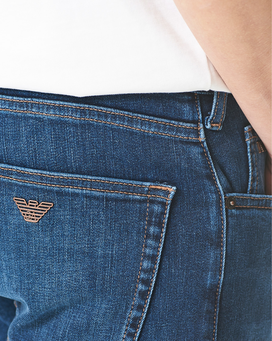 Herr | Jeans | Emporio Armani | Regular Fit Jeans Dark Blue