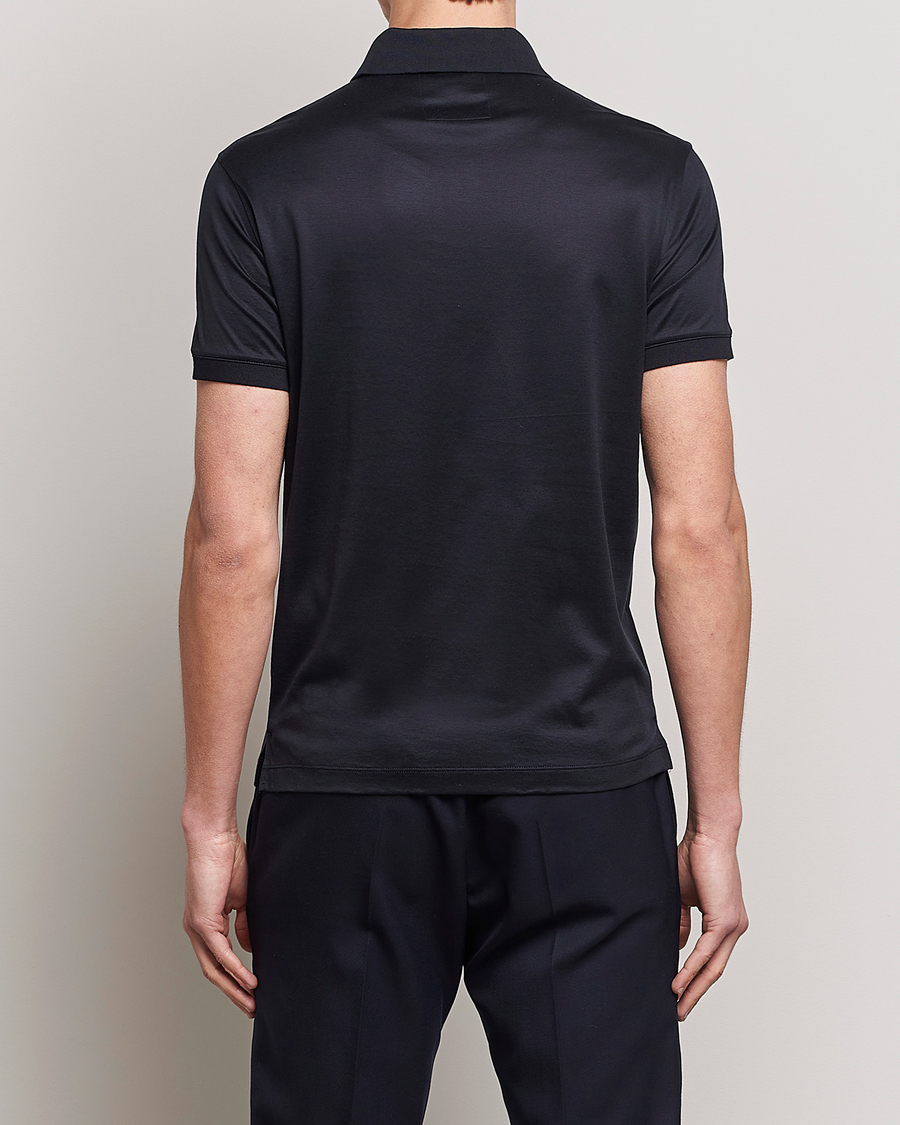Herr | Pikéer | Emporio Armani | Cotton Tencel Polo Navy