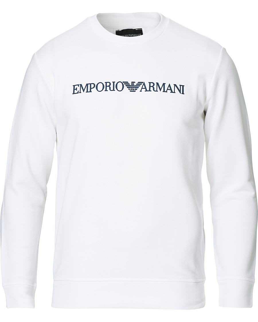 Herr | Tröjor | Emporio Armani | Emporio Sweatshirt White