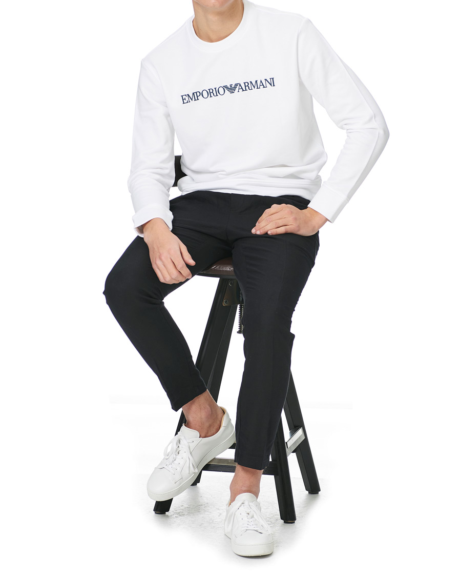 Herr | Tröjor | Emporio Armani | Emporio Sweatshirt White