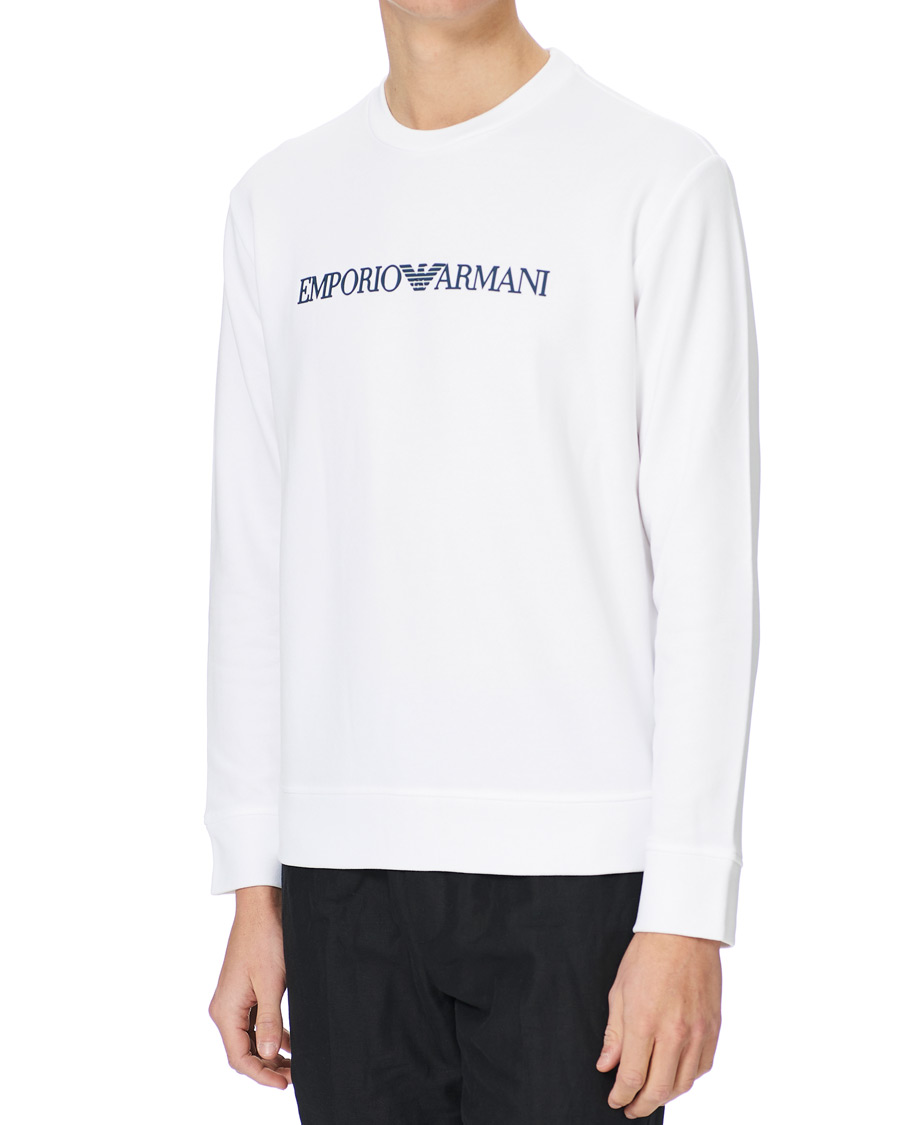 Herr | Tröjor | Emporio Armani | Emporio Sweatshirt White