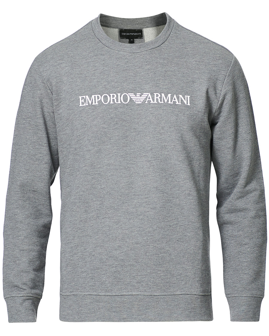 Herr | Tröjor | Emporio Armani | Emporio Sweatshirt Grey