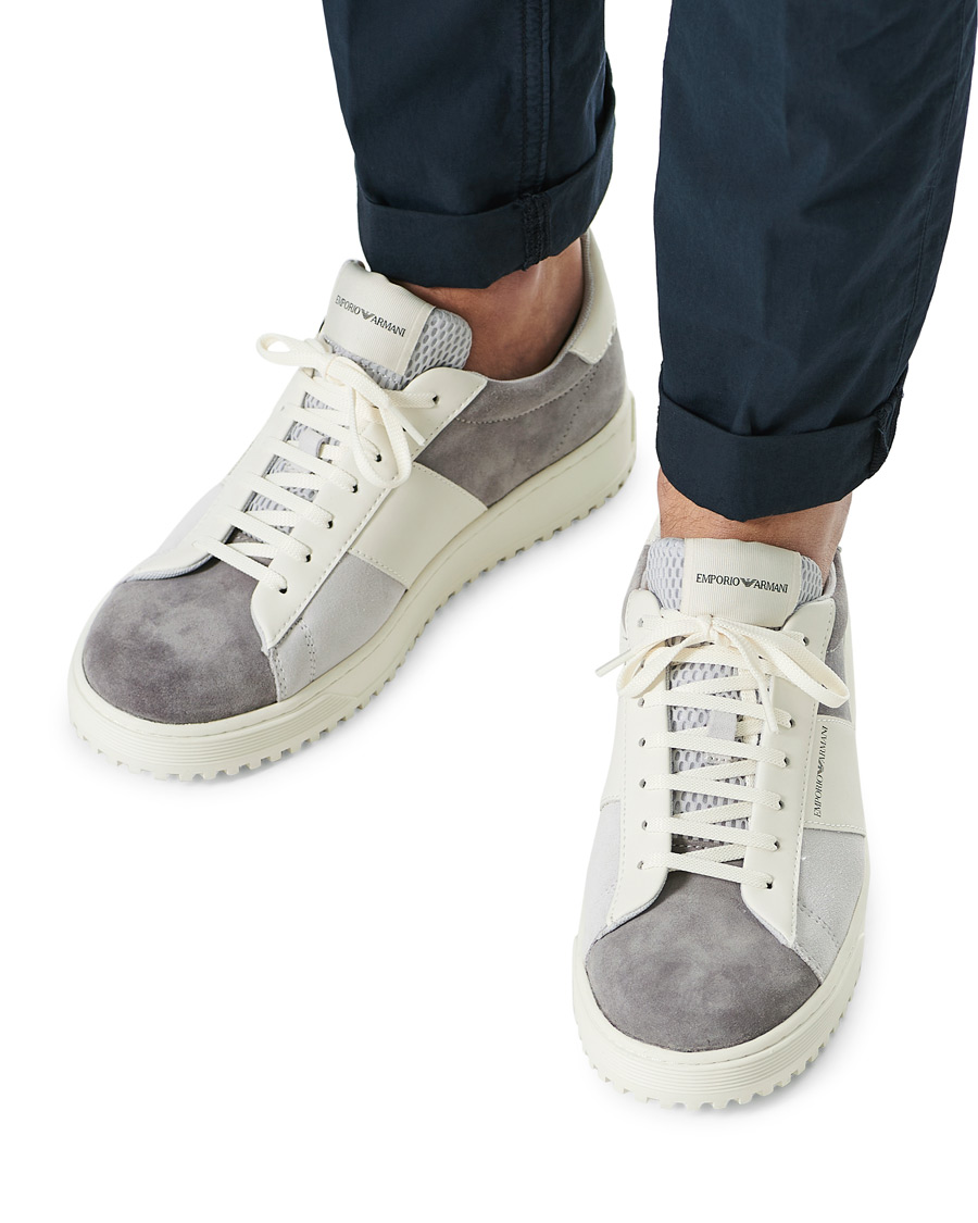 Herr | Emporio Armani Suede Sneaker Beige | Emporio Armani | Suede Sneaker Beige