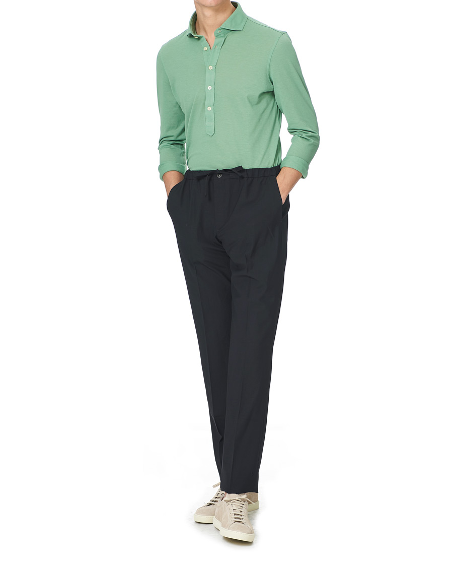 Herr | Skjortor | Gran Sasso | Popover Shirt Pistage