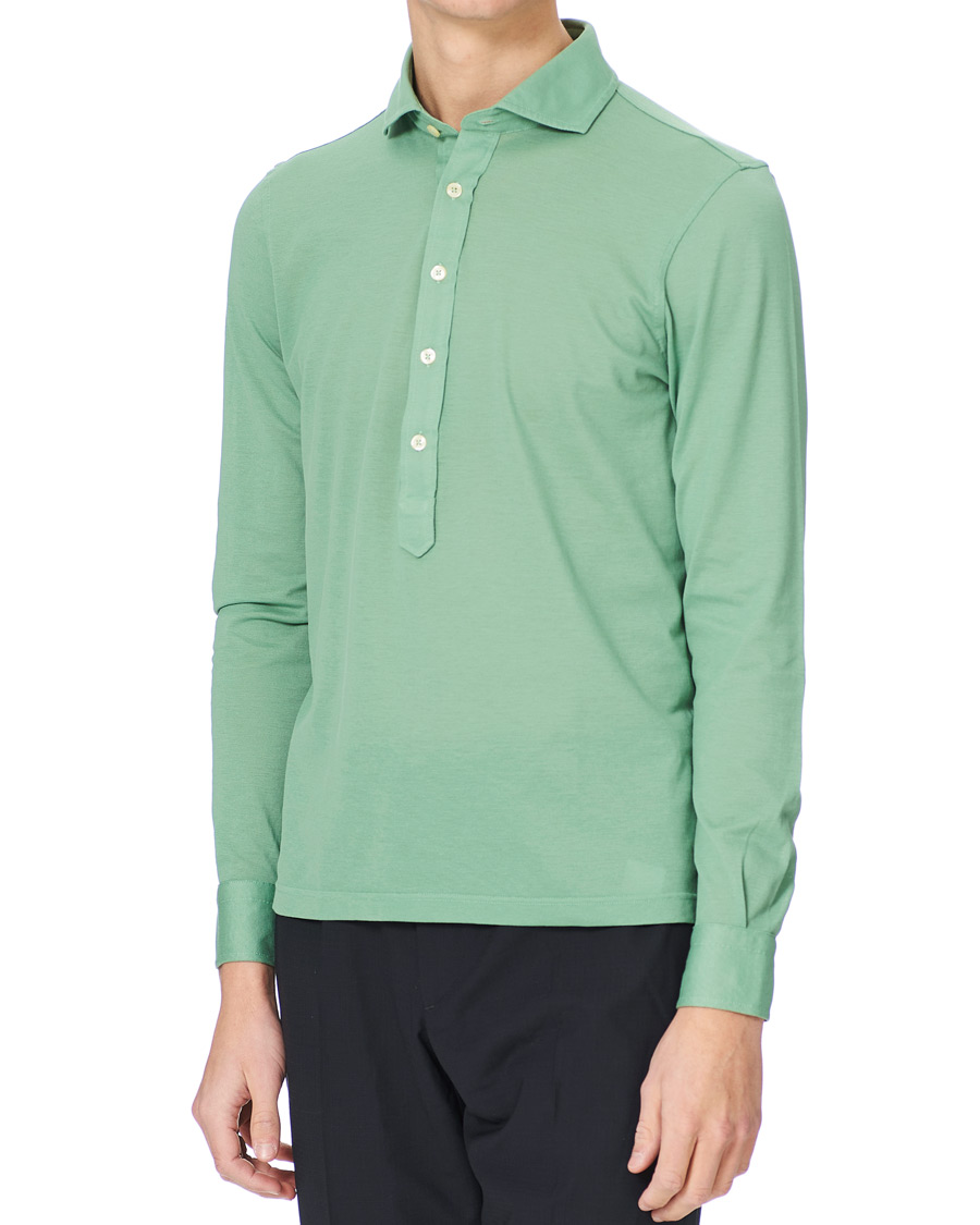 Herr | Skjortor | Gran Sasso | Popover Shirt Pistage