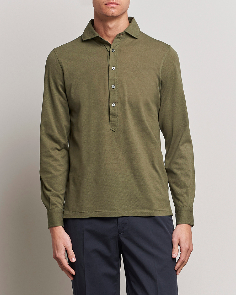 Herr |  | Gran Sasso | Popover Shirt Olive
