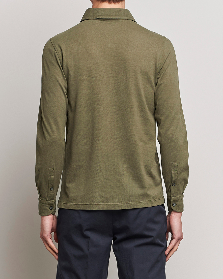 Herr | Skjortor | Gran Sasso | Popover Shirt Olive