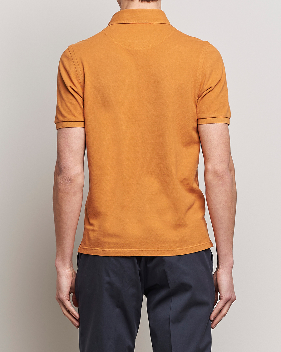 Herr | Pikéer | Gran Sasso | Washed Polo Orange