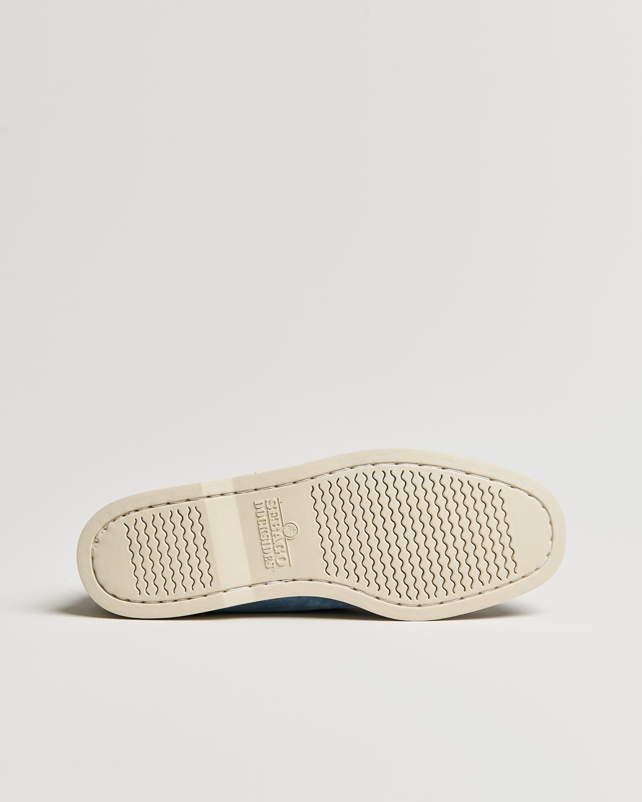 Herr | Sebago Docksides Suede Boat Shoe Indigo | Sebago | Docksides Suede Boat Shoe Indigo