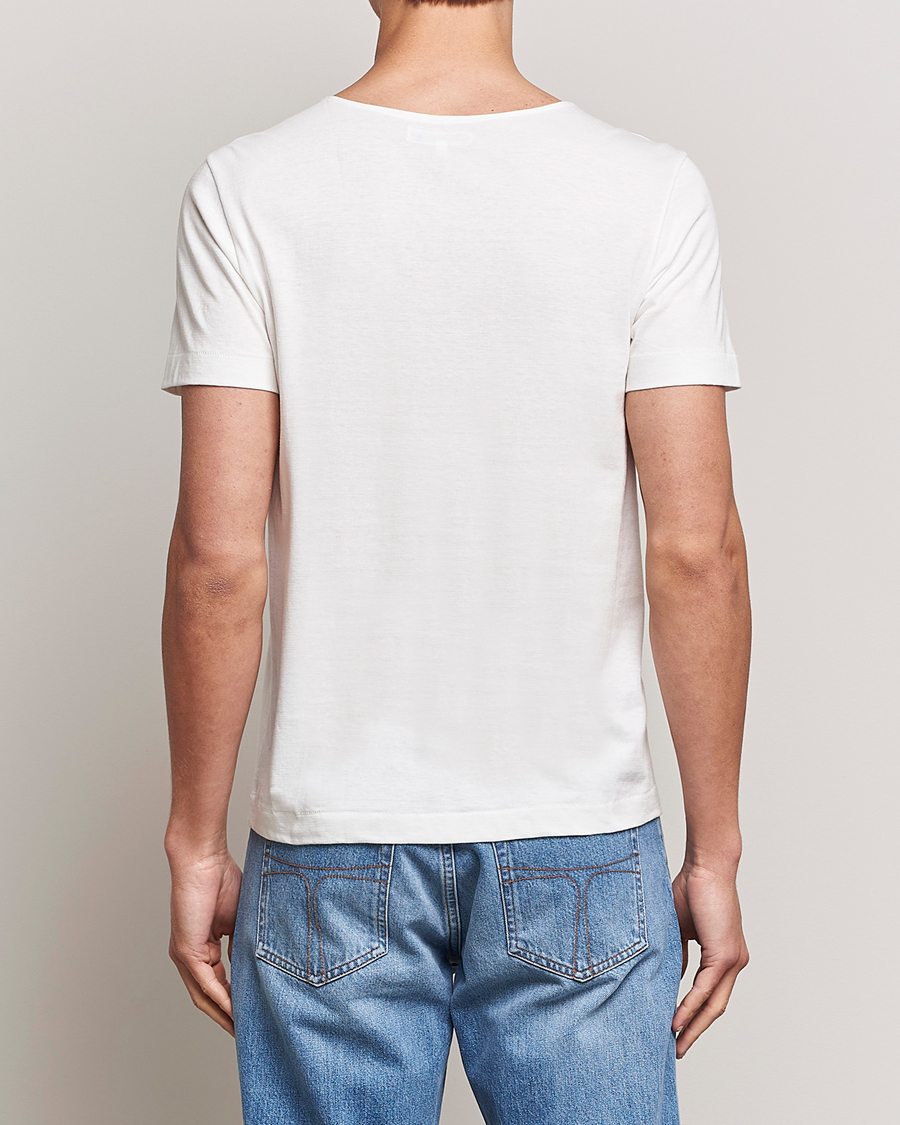 Herr | T-Shirts | Merz b. Schwanen | 1920s Loopwheeled T-Shirt White