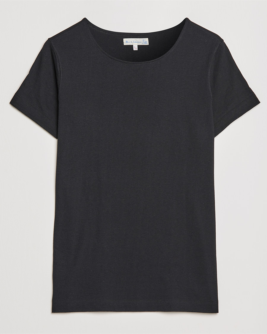 Herr | T-Shirts | Merz b. Schwanen | 1920s Loopwheeled T-Shirt Black