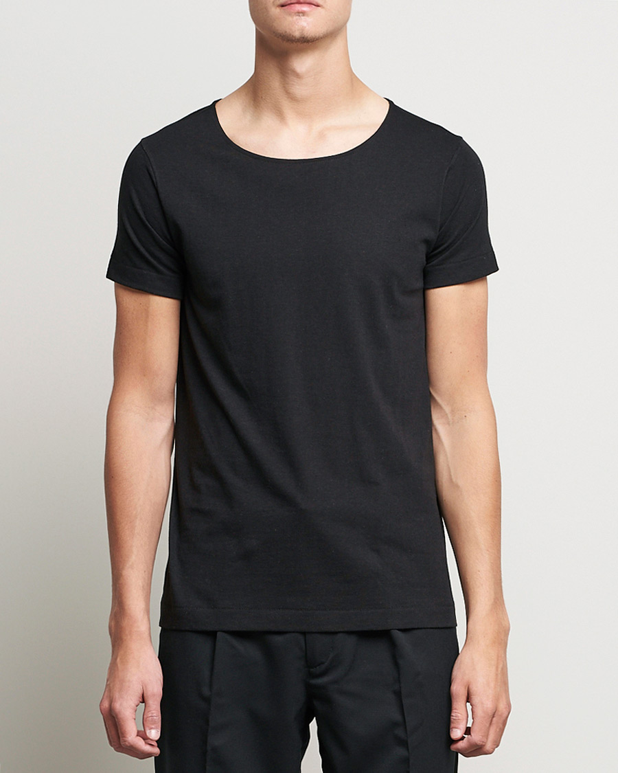 Herr | T-Shirts | Merz b. Schwanen | 1920s Loopwheeled T-Shirt Black