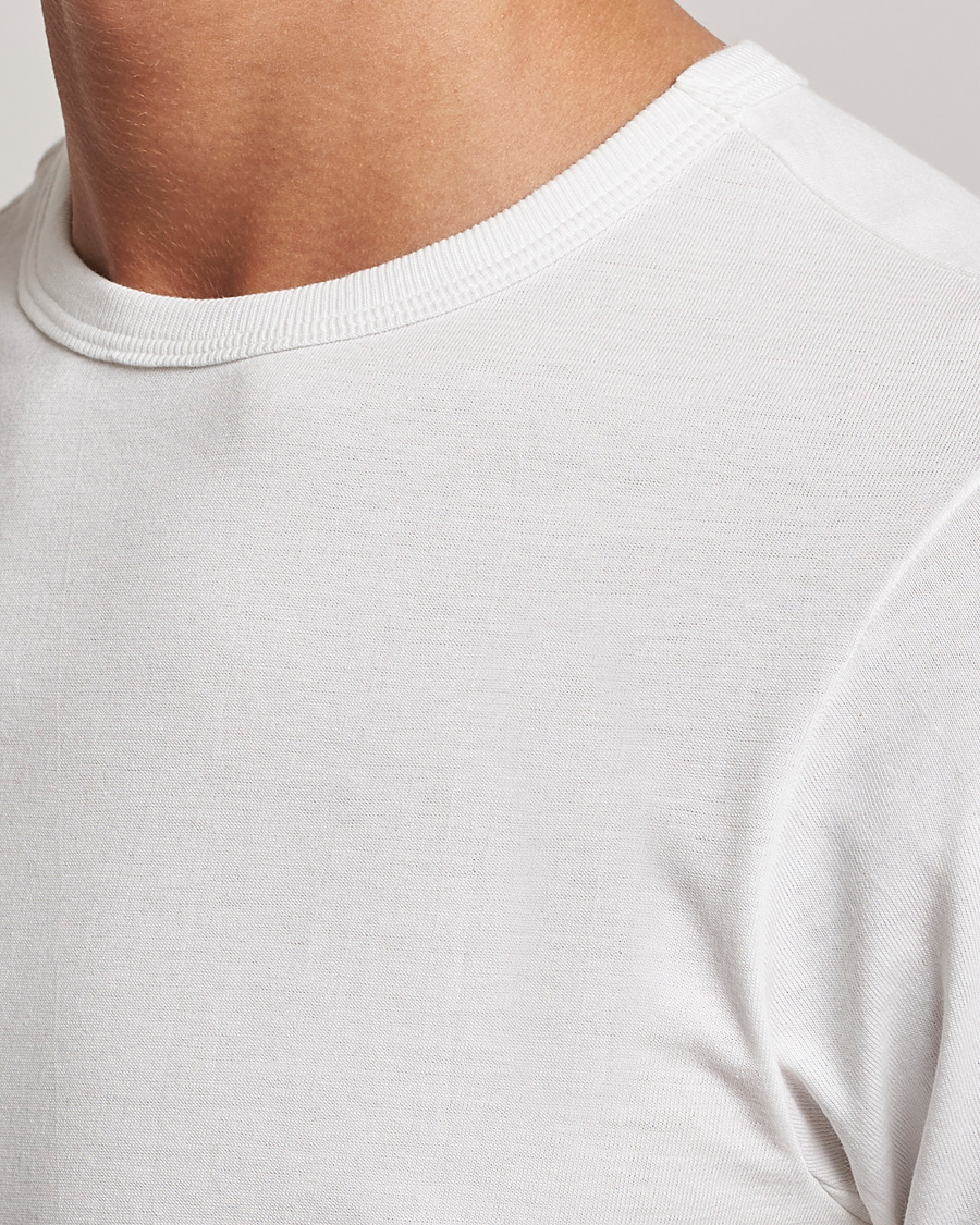 Herr | T-Shirts | Merz b. Schwanen | 1950s Classic Loopwheeled White