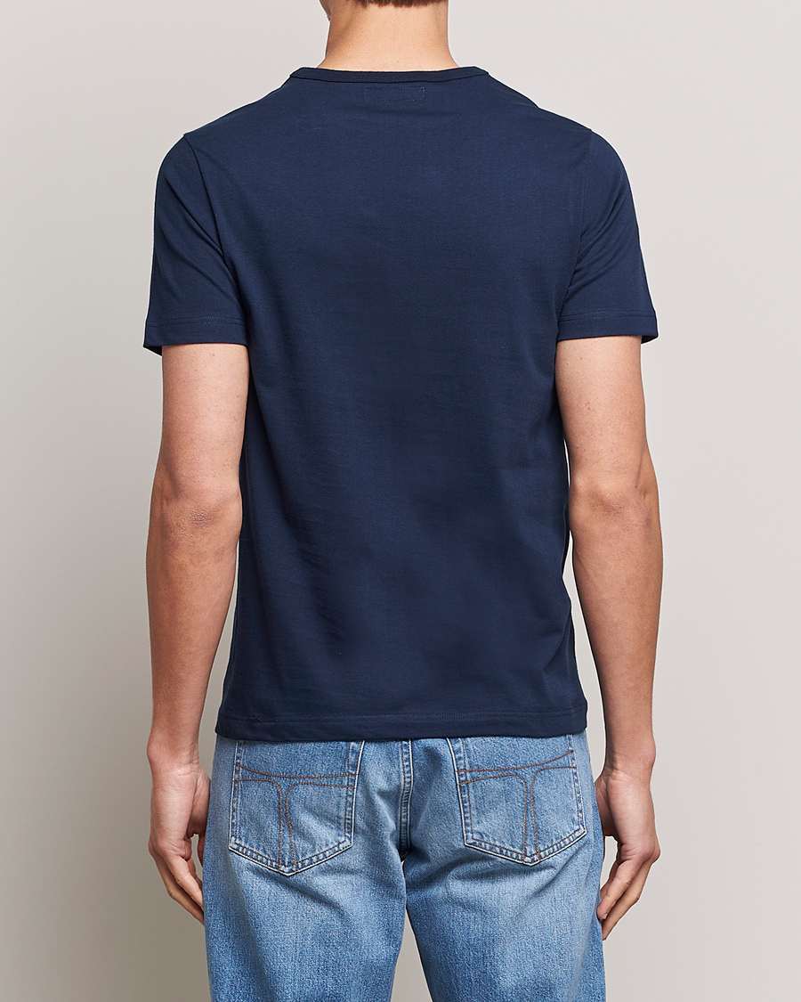 Herr | T-Shirts | Merz b. Schwanen | 1950s Classic Loopwheeled Ink Blue