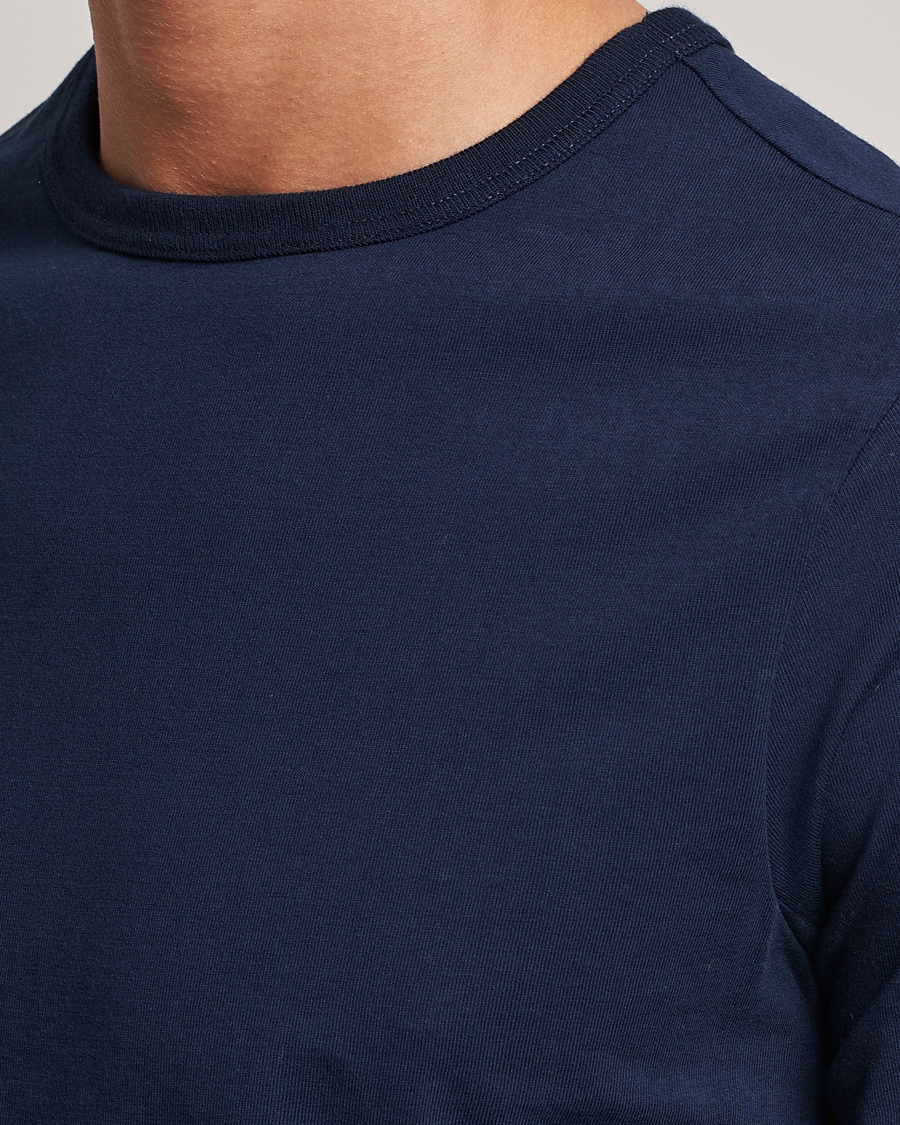 Herr | T-Shirts | Merz b. Schwanen | 1950s Classic Loopwheeled Ink Blue