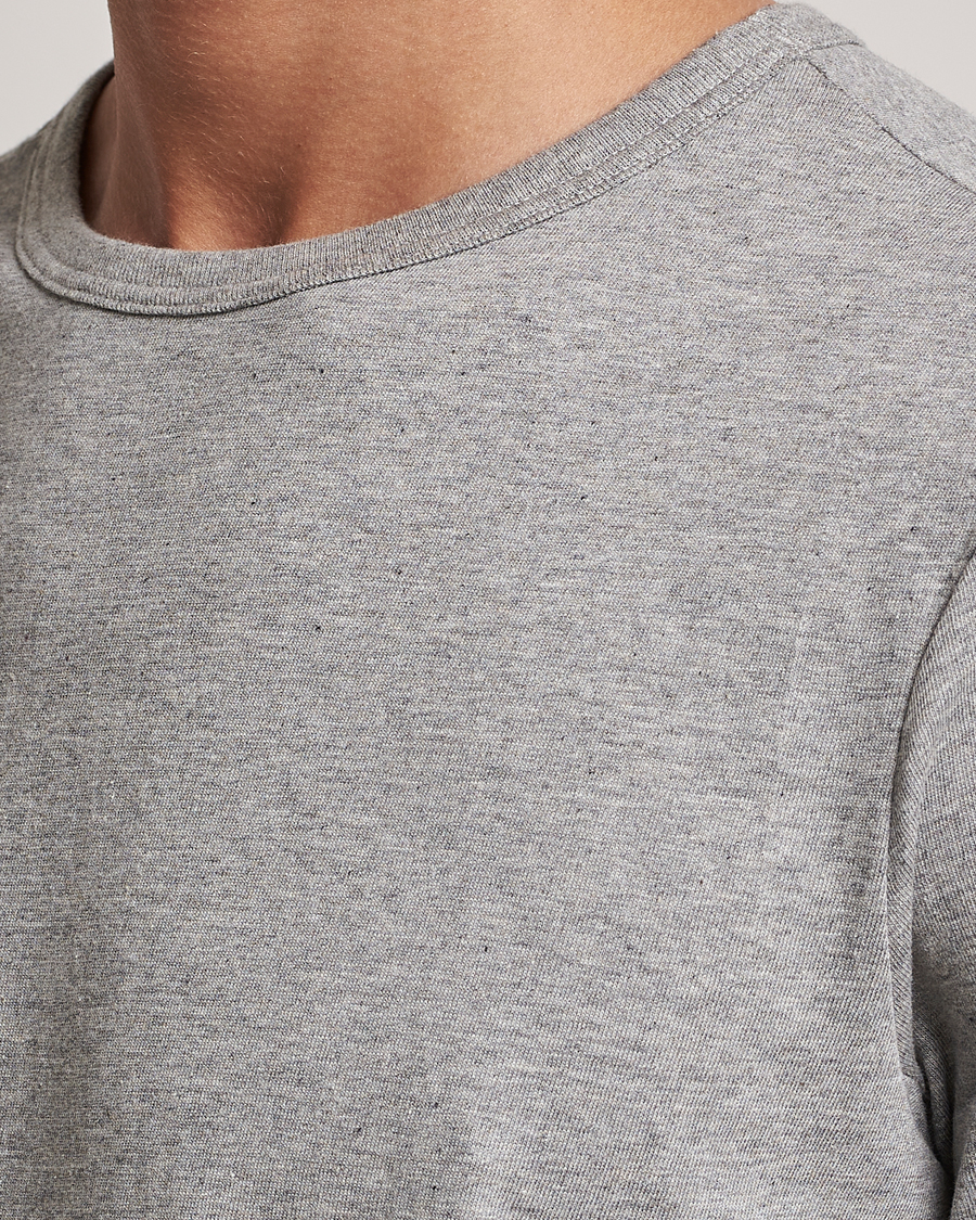 Herr | T-Shirts | Merz b. Schwanen | 1950s Classic Loopwheeled T-Shirt Grey Melange