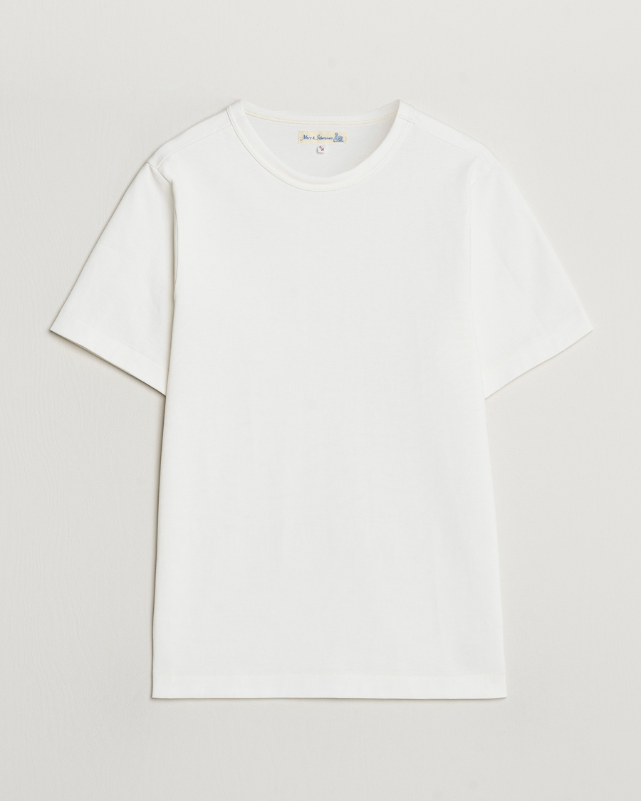 Herr |  | Merz b. Schwanen | Relaxed Loopwheeled Sturdy T-Shirt White
