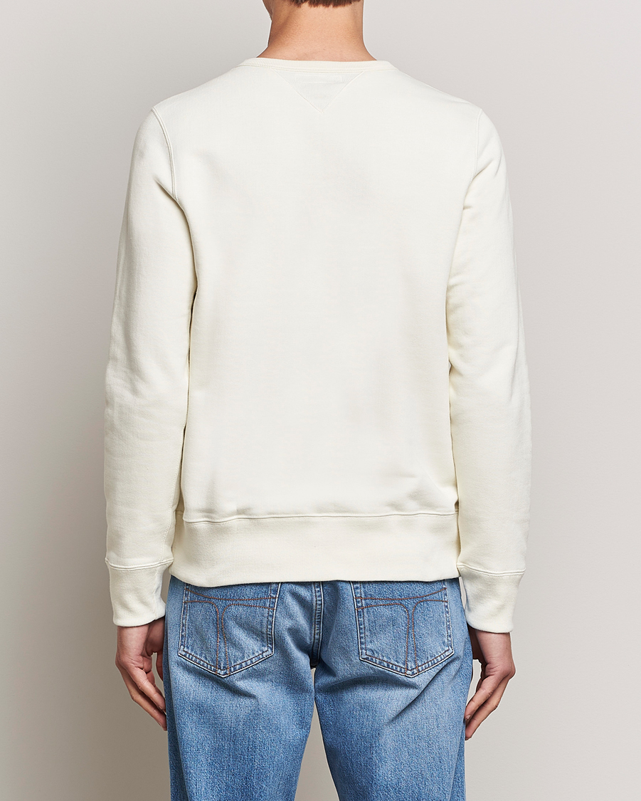 Herr | Tröjor | Merz b. Schwanen | Organic Cotton Crew Neck Sweat Oat