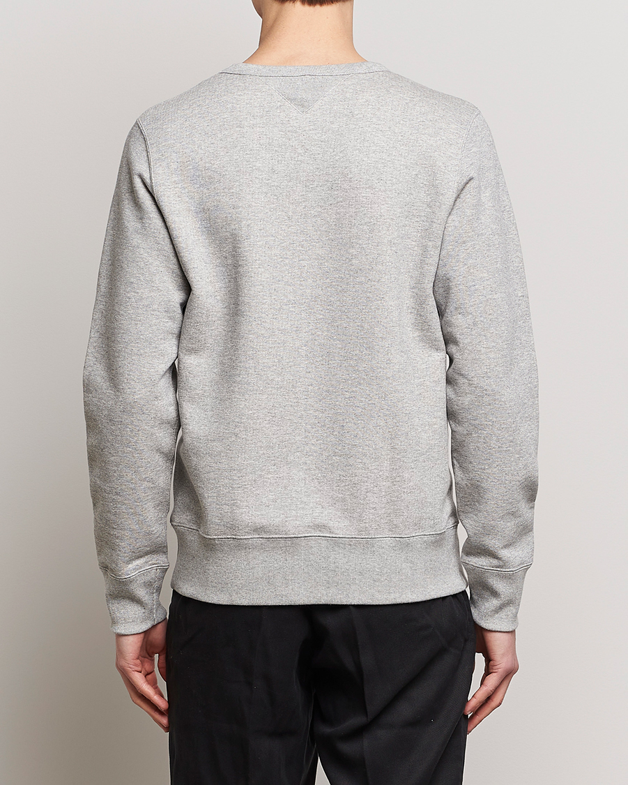 Herr | Tröjor | Merz b. Schwanen | Organic Cotton Crew Neck Sweat Grey Mel