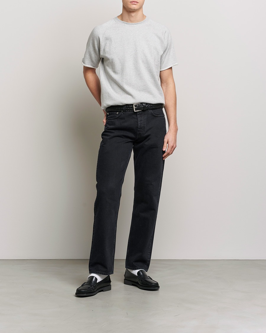 Herr | T-Shirts | BEAMS PLUS | Cut Off Sweatshirt Heather Grey