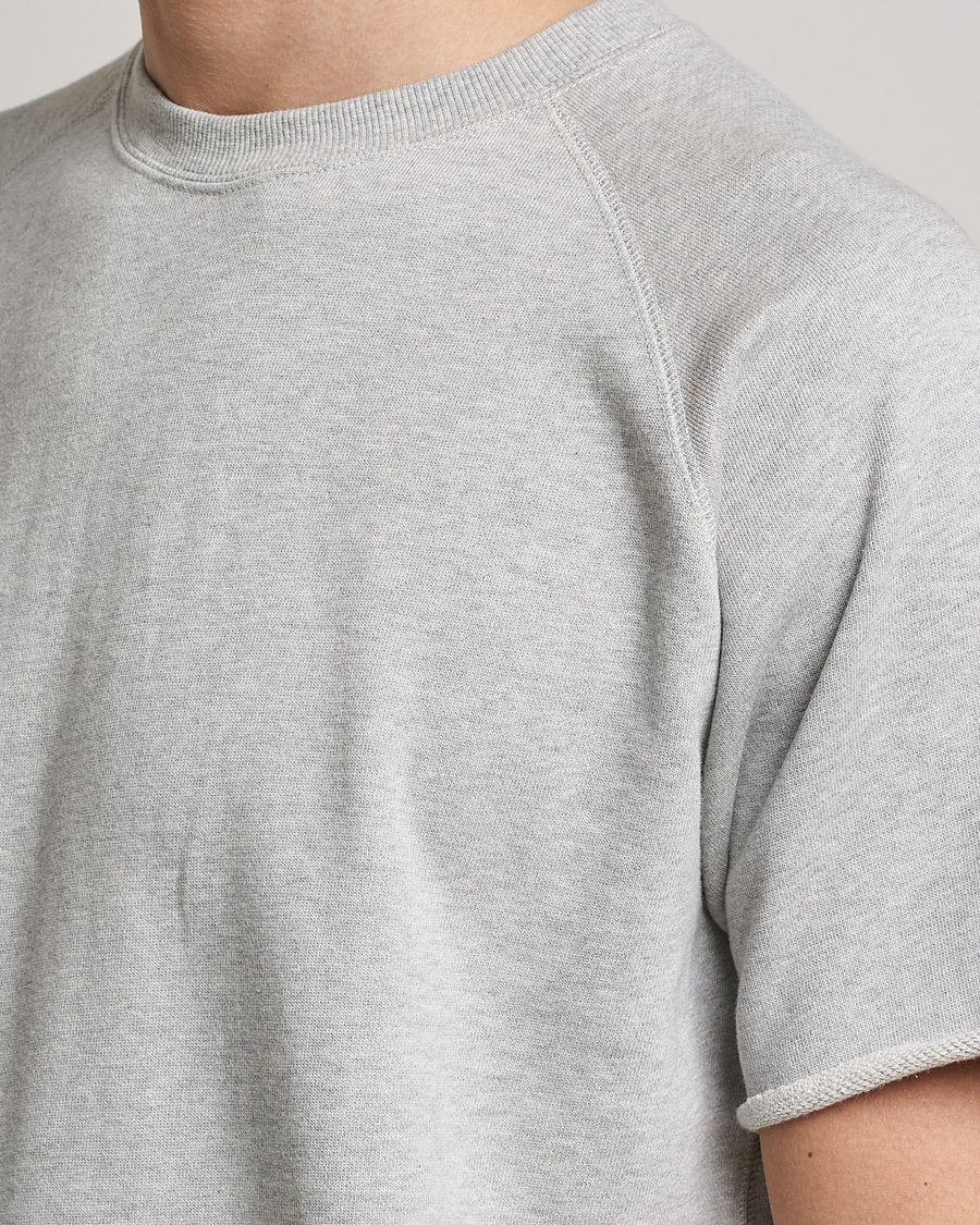 Herr | T-Shirts | BEAMS PLUS | Cut Off Sweatshirt Heather Grey