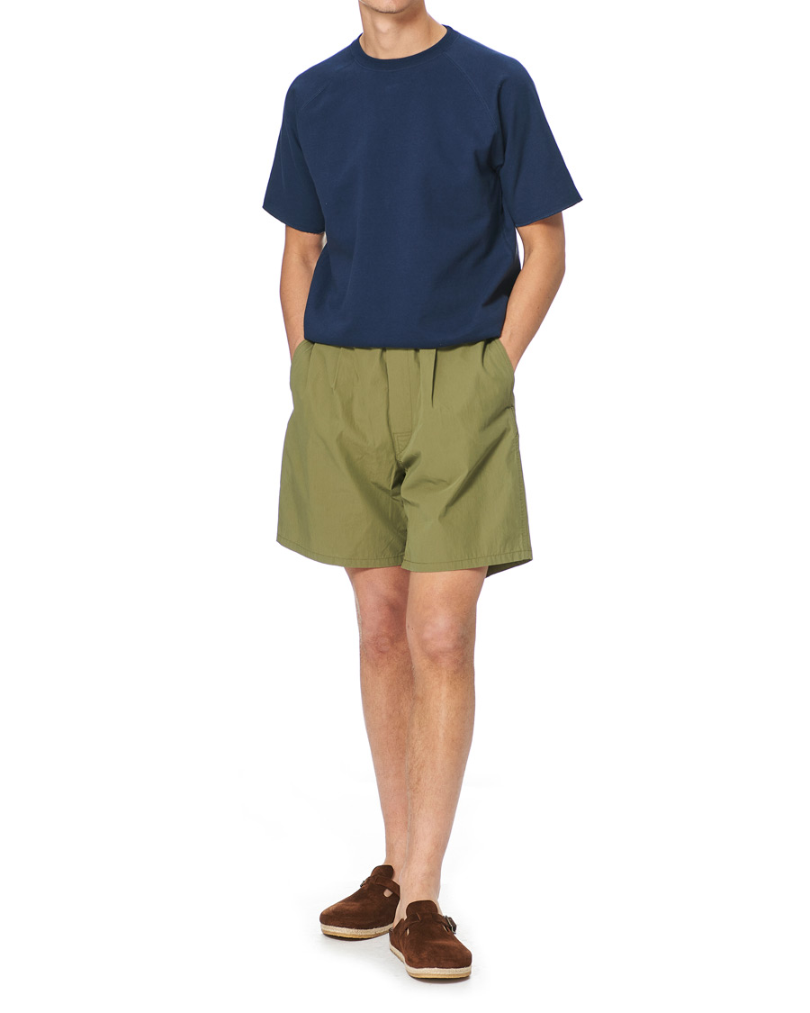 Herr | T-Shirts | BEAMS PLUS | Short Sleeve Cut Off Tee Navy