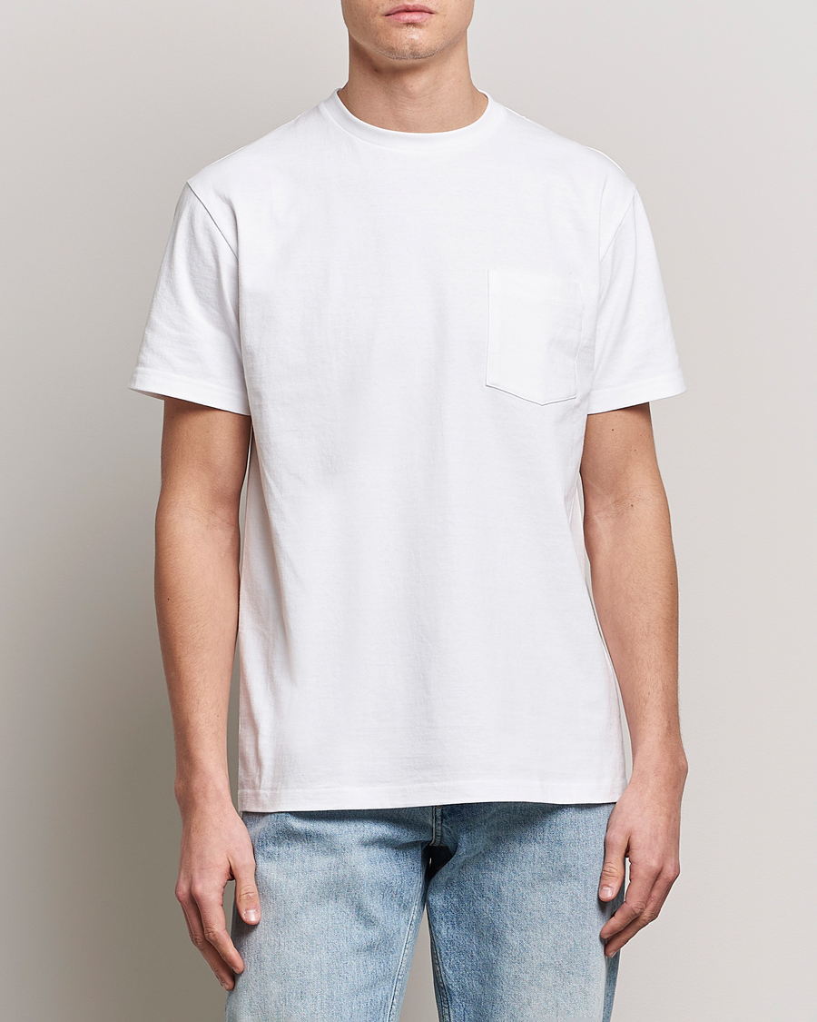 Herr | Kortärmade t-shirts | BEAMS PLUS | 2-Pack Pocket Tee White