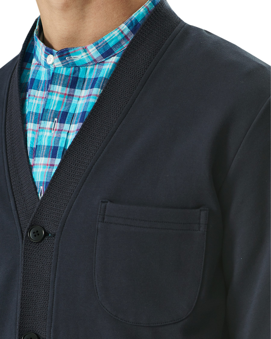 Herr | Tröjor | BEAMS PLUS | Cardigan Sweater Navy