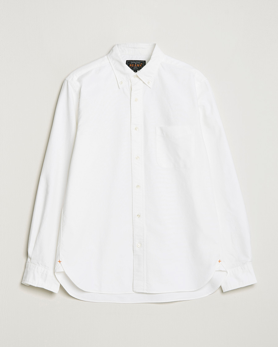 Herr | Skjortor | BEAMS PLUS | Oxford Button Down Shirt White