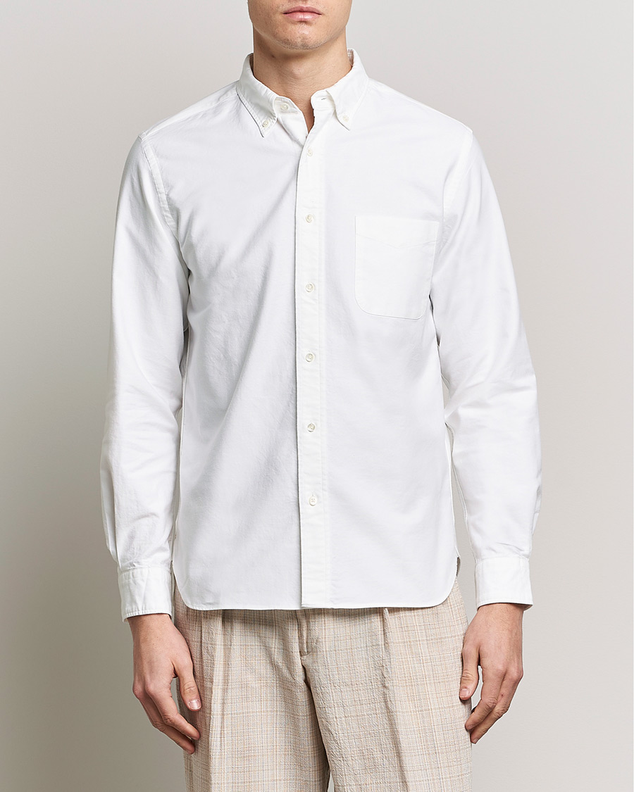 Herr | Oxfordskjortor | BEAMS PLUS | Oxford Button Down Shirt White