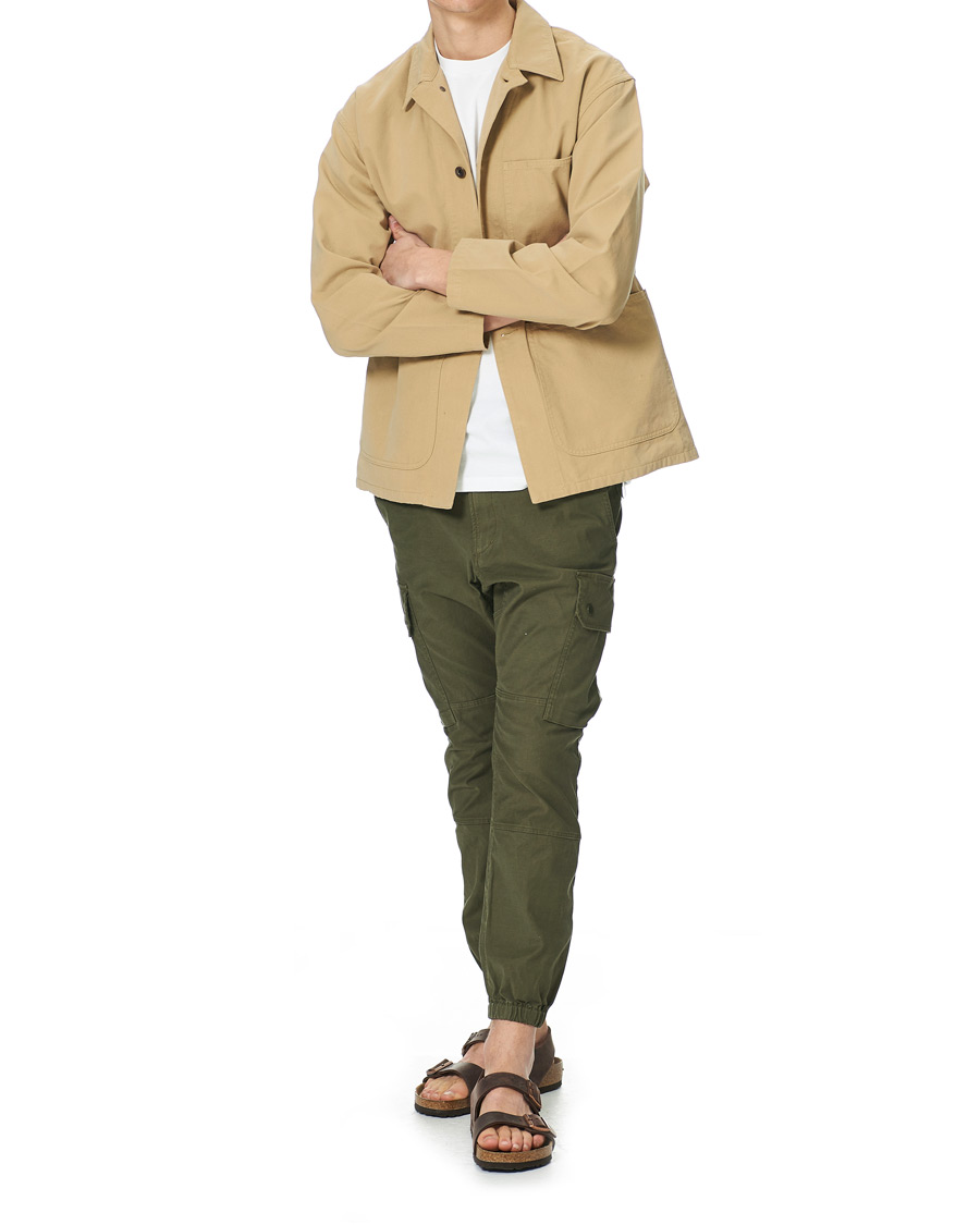 Herr | Byxor | BEAMS PLUS | Military Gym Pants 6 Pocket Olive