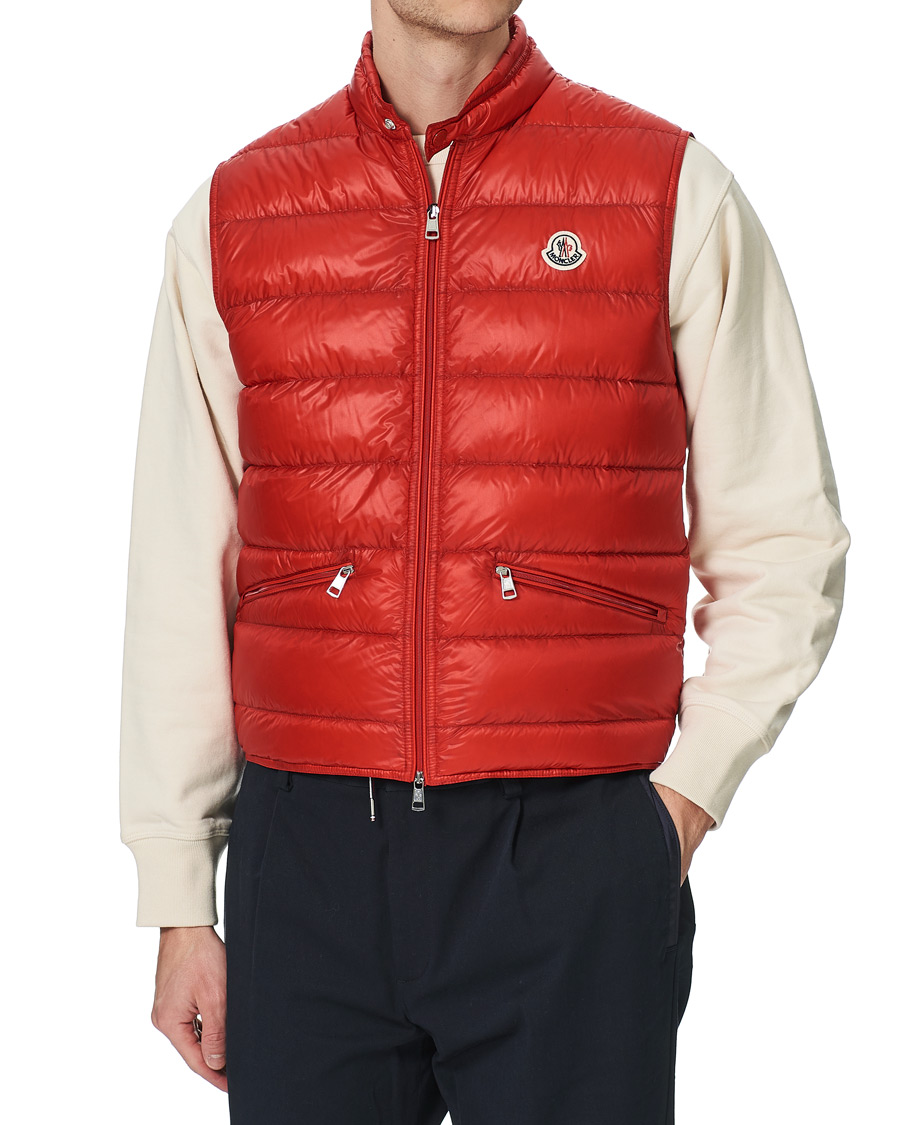 Herr | Jackor | Moncler | Gui Down Vest Red