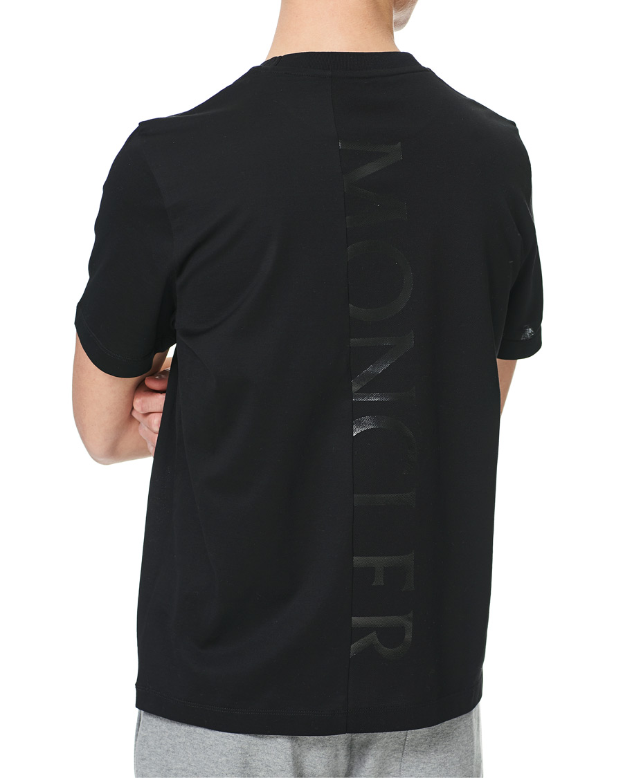 Herr | T-Shirts | Moncler | Back Print Tee Black