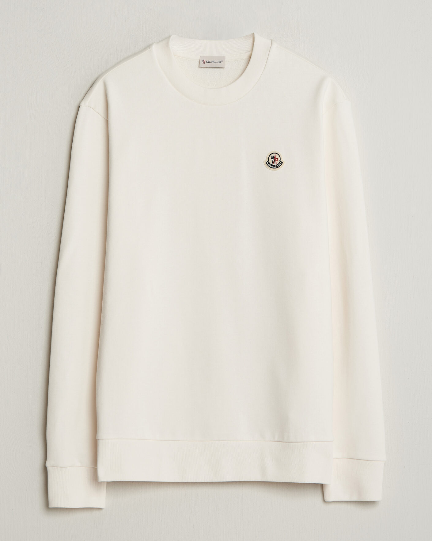 Herr | Tröjor | Moncler | Logo Sweatshirt White