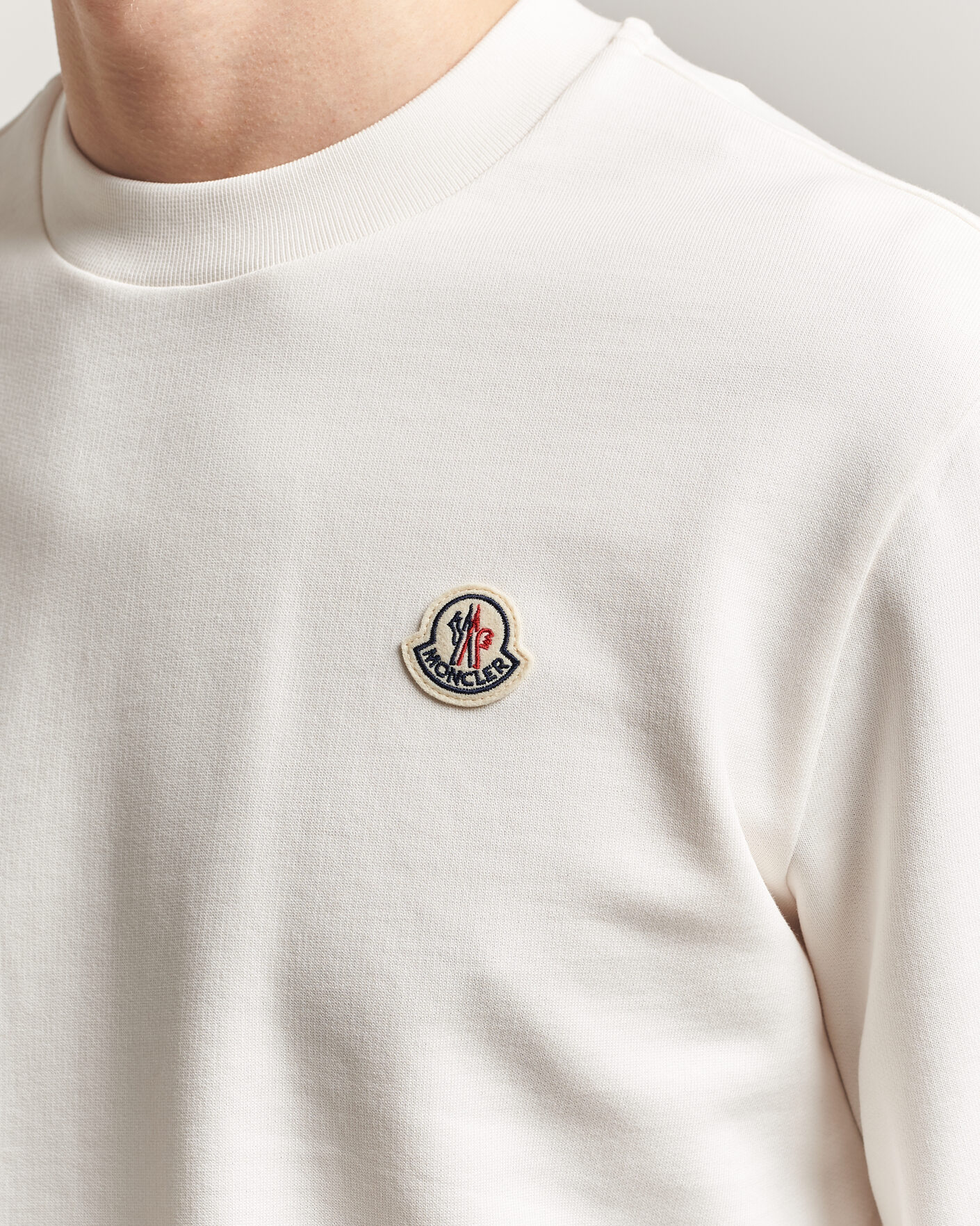 Herr | Tröjor | Moncler | Logo Sweatshirt White