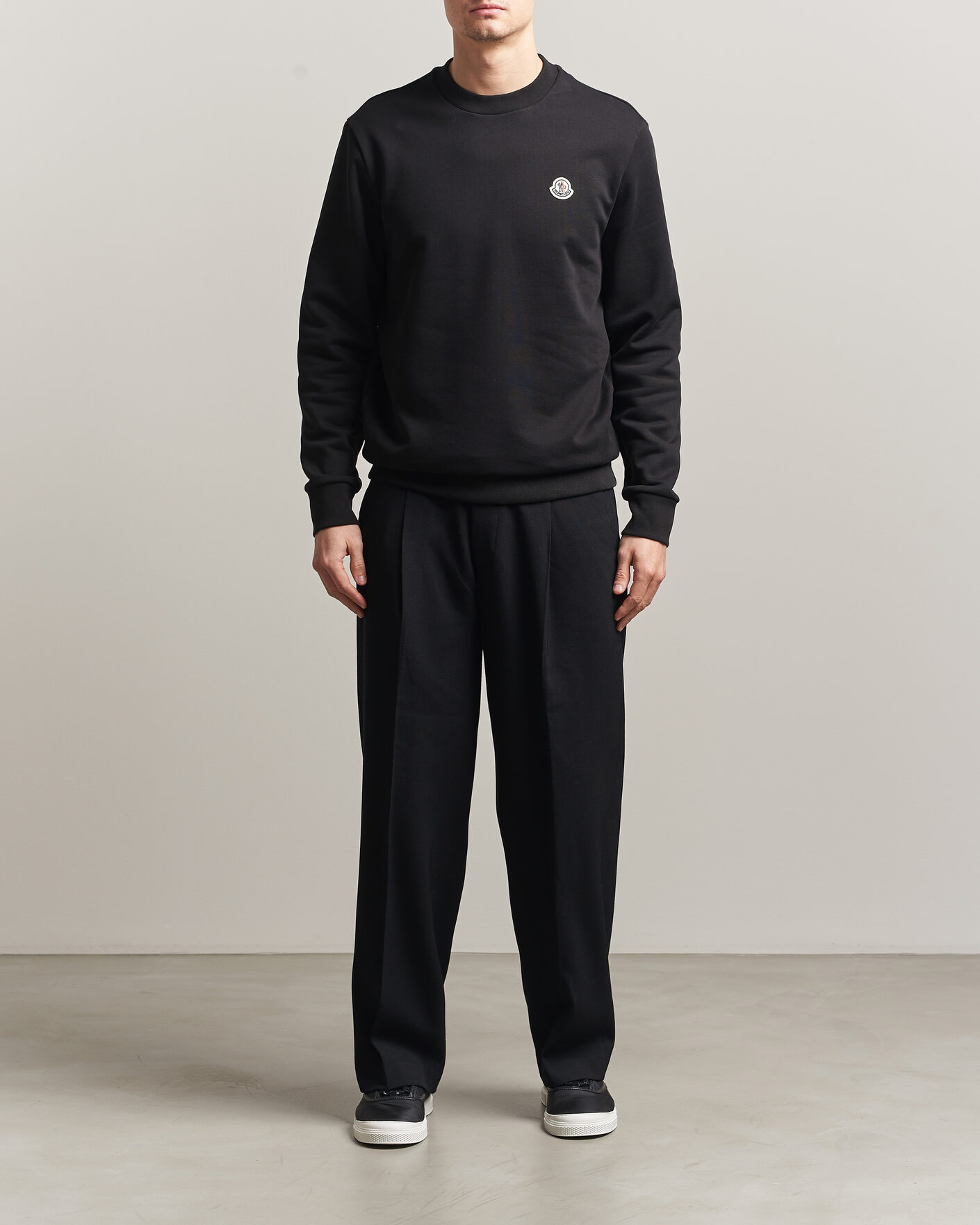 Herr | Tröjor | Moncler | Logo Sweatshirt Black