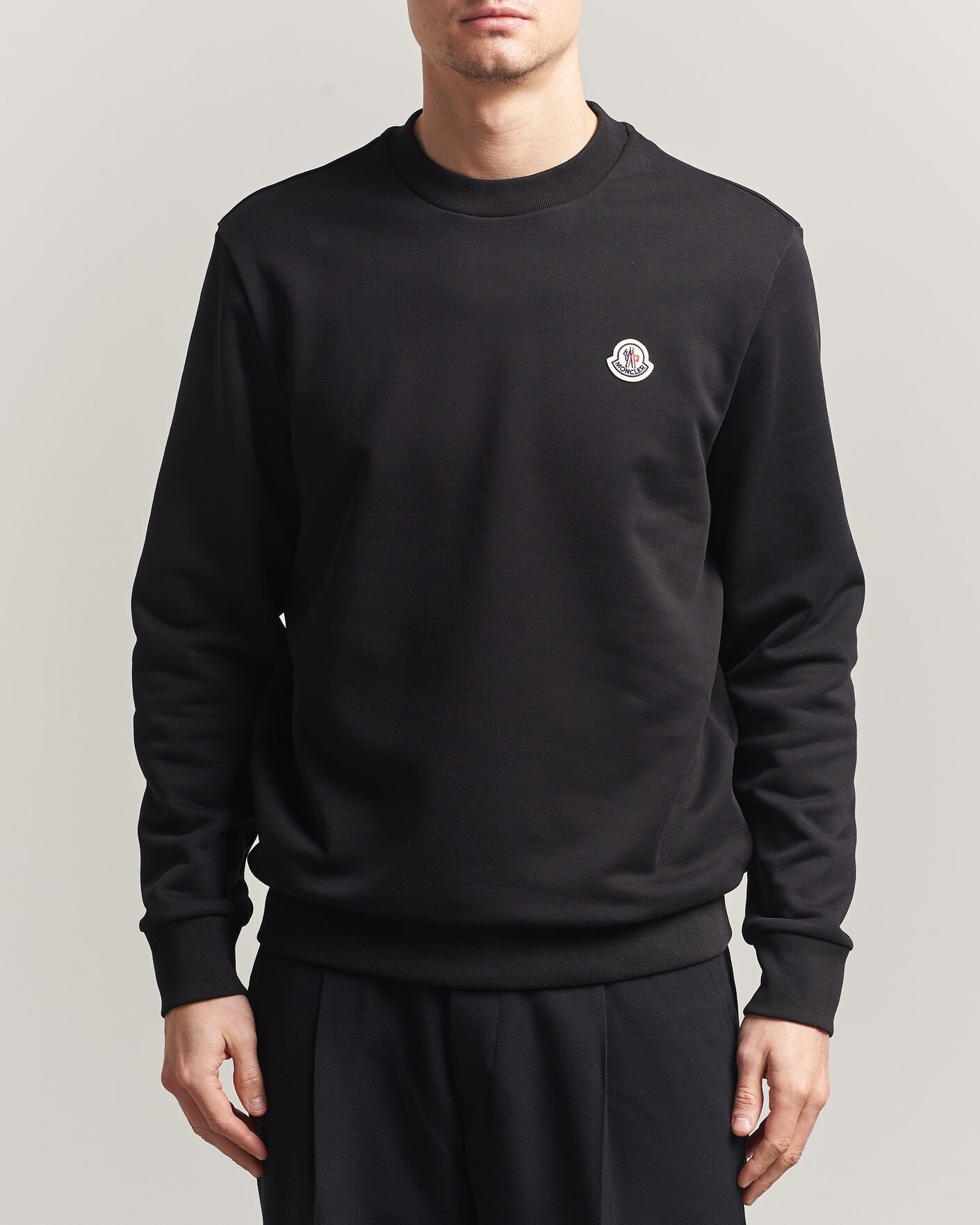 Herr | Tröjor | Moncler | Logo Sweatshirt Black