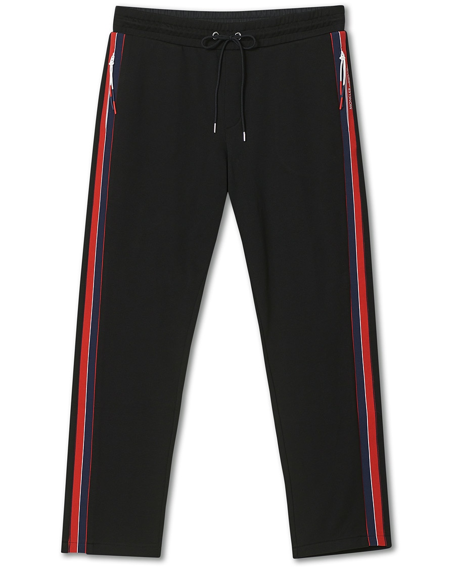 Herr | Byxor | Moncler | Tape Logo Sweatpants Black
