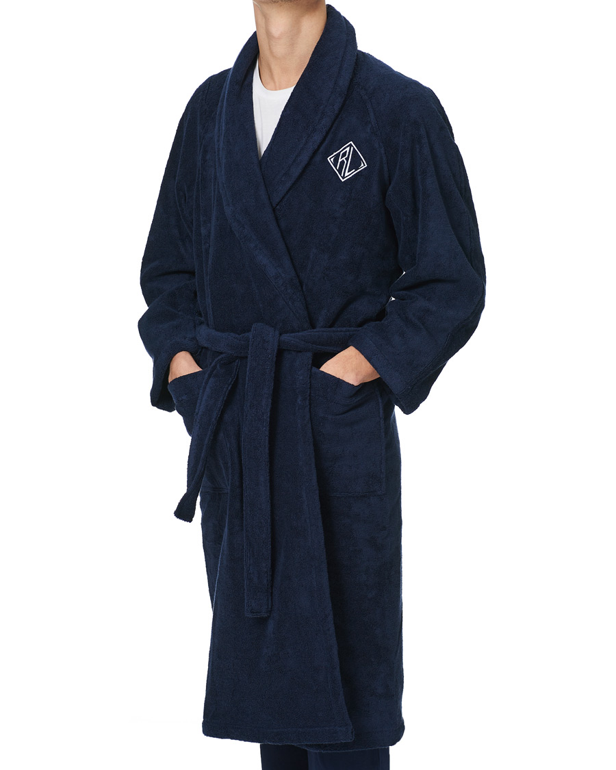 Herr | Pyjamas & Morgonrockar | Ralph Lauren Home | Langdon Shawl Collar Bathrobe Midnight