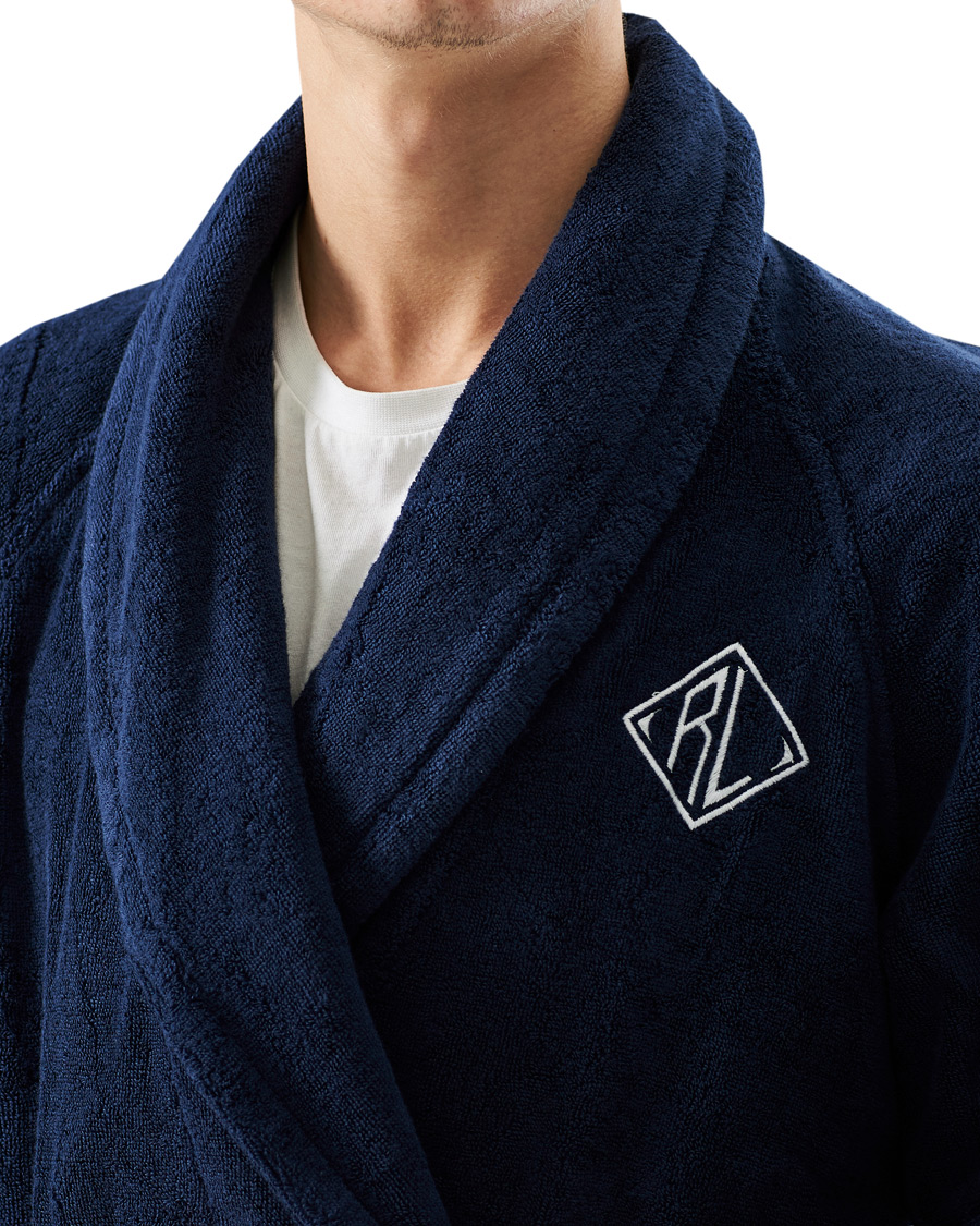 Herr | Pyjamas & Morgonrockar | Ralph Lauren Home | Langdon Shawl Collar Bathrobe Midnight
