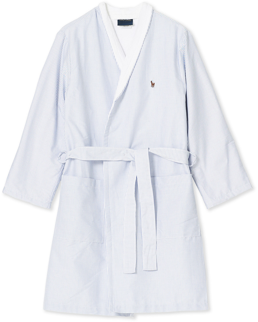 Herr | Pyjamas & Morgonrockar | Ralph Lauren Home | Oxford Men Kimono Bathrobe Blue