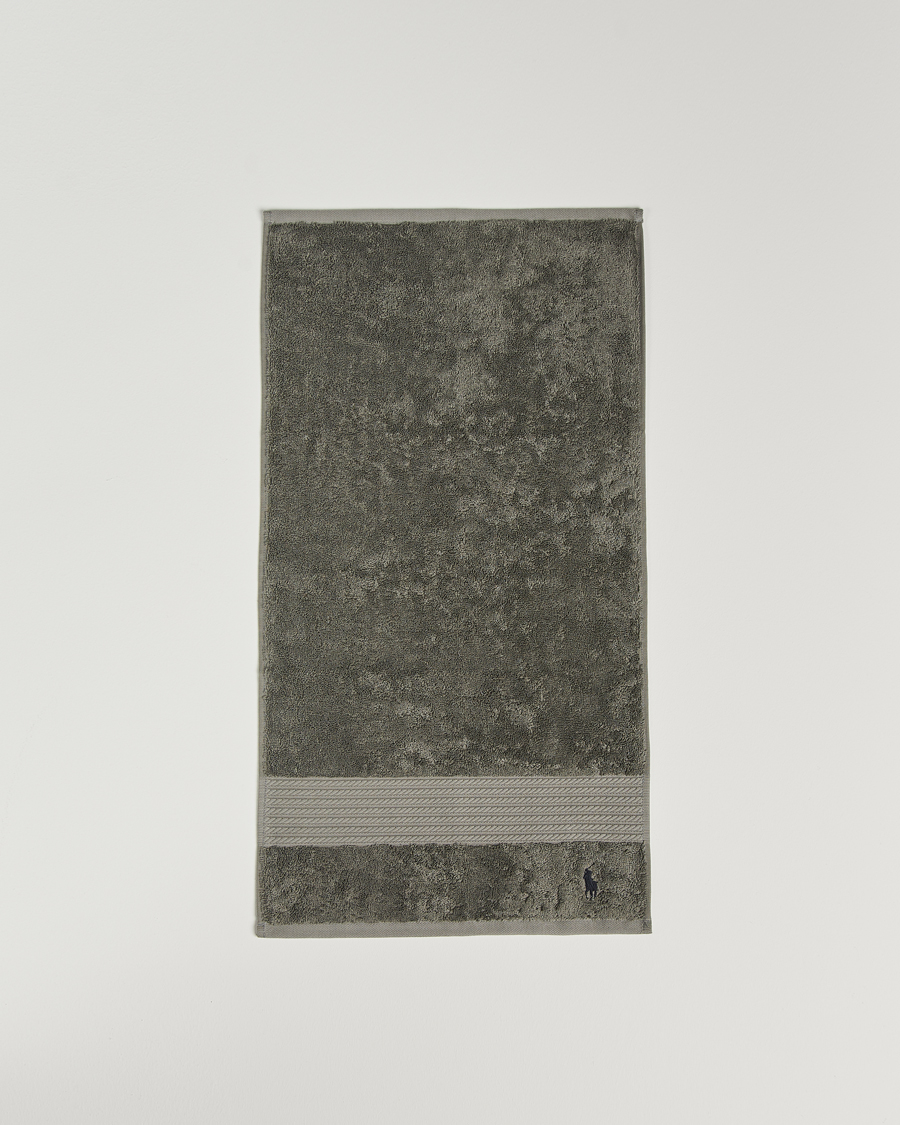Herr | Ralph Lauren Home Polo Player Guest Towel 40x75 Pebble | Ralph Lauren Home | Polo Player Guest Towel 40x75 Pebble