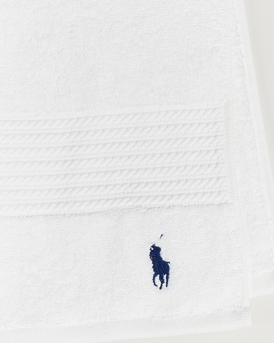 Herr | Ralph Lauren Home Polo Player Guest Towel 40x75 White | Ralph Lauren Home | Polo Player Guest Towel 40x75 White