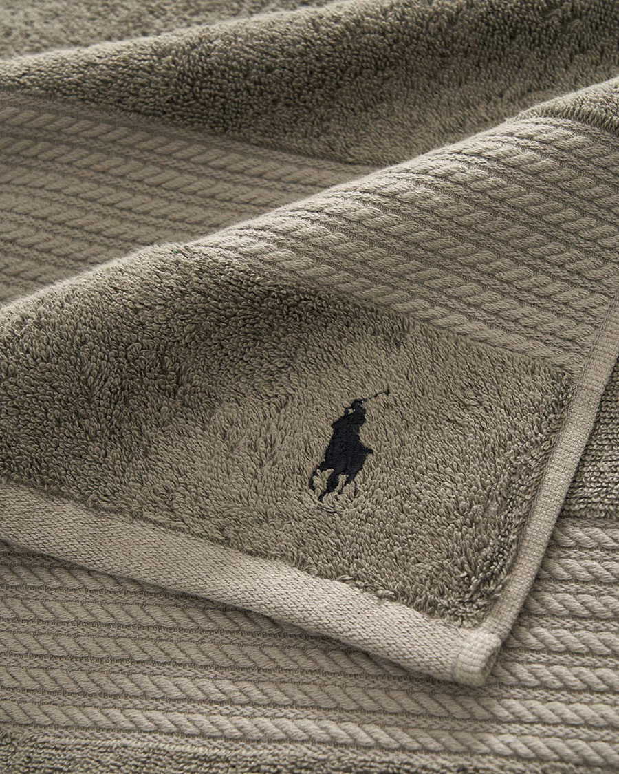 Herr | Ralph Lauren Home Polo Player Shower Towel 75x140 Pebble | Ralph Lauren Home | Polo Player Shower Towel 75x140 Pebble