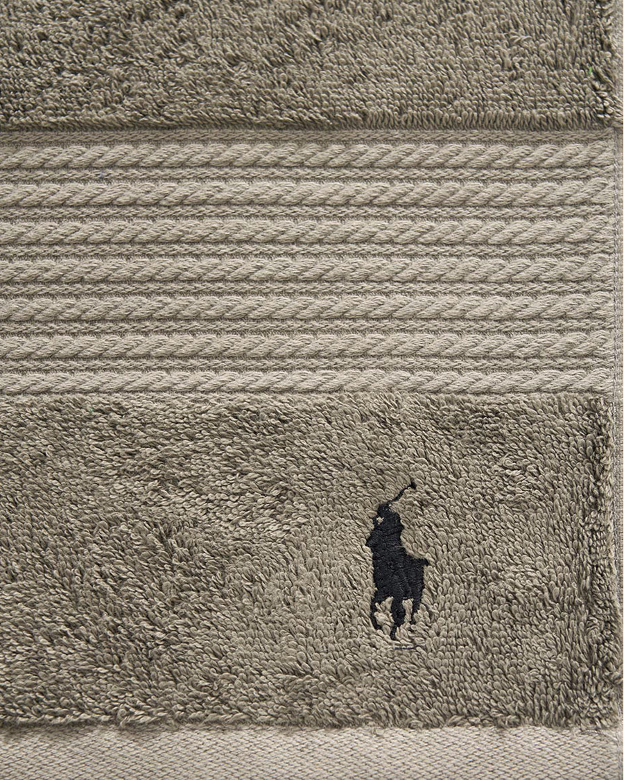 Herr | Ralph Lauren Home Polo Player Shower Towel 75x140 Pebble | Ralph Lauren Home | Polo Player Shower Towel 75x140 Pebble